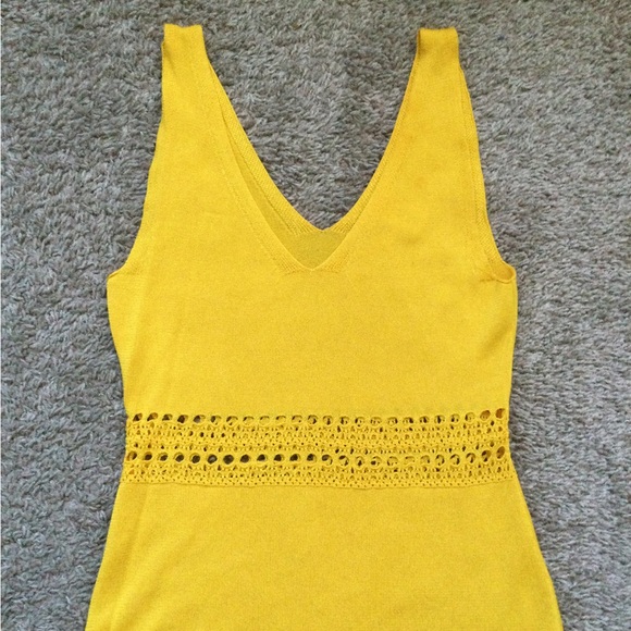 🔥🔥HOST PIC🔥🔥 H&M Yellow Fine Knit Midi Dress - Picture 6 of 15